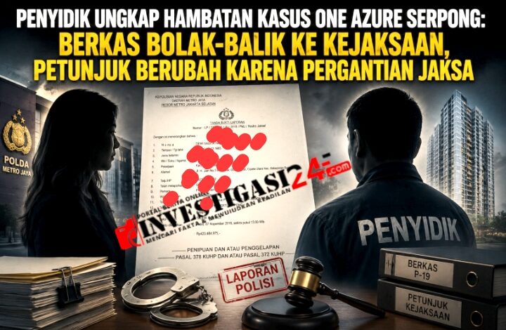 Penyidik Ungkap Hambatan Kasus One Azure Serpong: Berkas Bolak-Balik ke Kejaksaan, Petunjuk Berubah karena Pergantian Jaksa