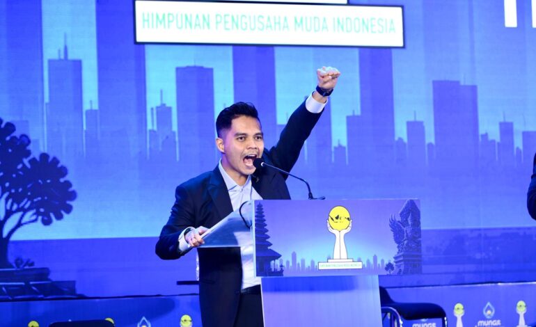 Caketum BPP HIPMI Reynaldo Bryan Optimistis Ekonomi Nasional Tetap Tangguh, Tekankan Peran Pengusaha 