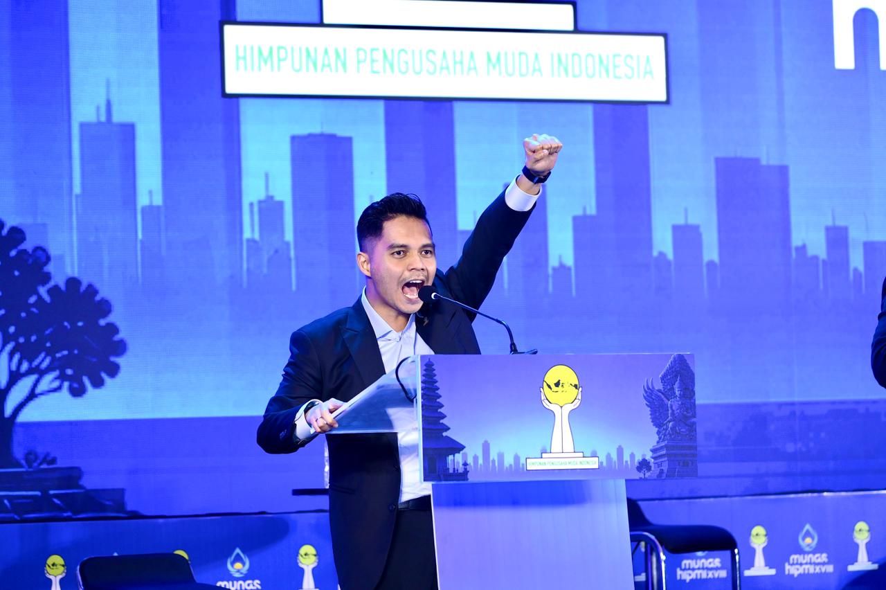 Caketum BPP HIPMI Reynaldo Bryan Optimistis Ekonomi Nasional Tetap Tangguh, Tekankan Peran Pengusaha 