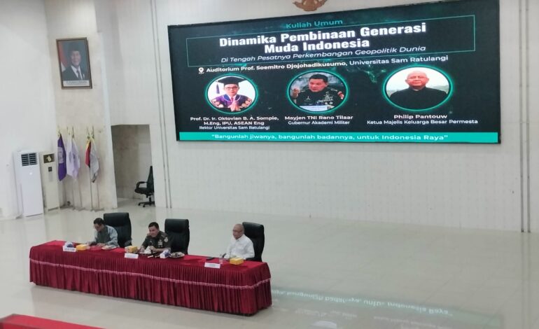 Geopolitik Global Menguat, Unsrat Tekankan Peran Strategis Generasi Muda Jaga Ketahanan Nasional