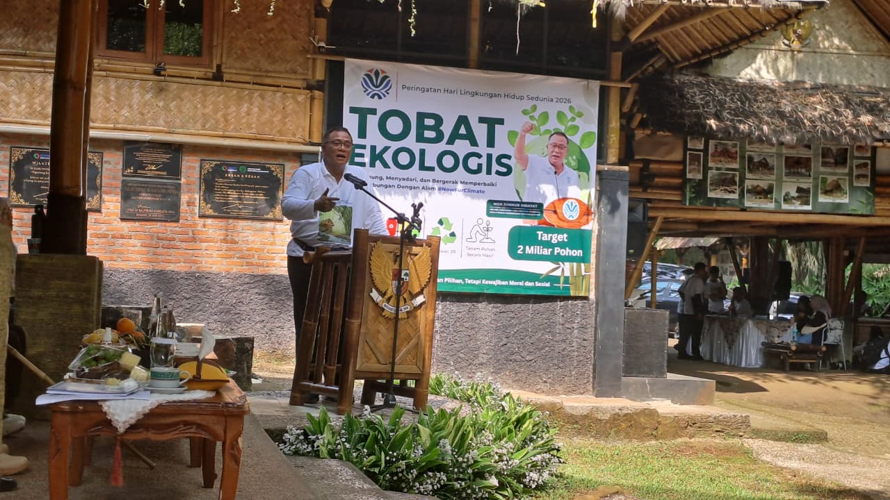 ​Menteri LH Jumhur Hidayat: Tanam Bambu Solusi Rehabilitasi Lingkungan dan Sumber Penghasilan Warga