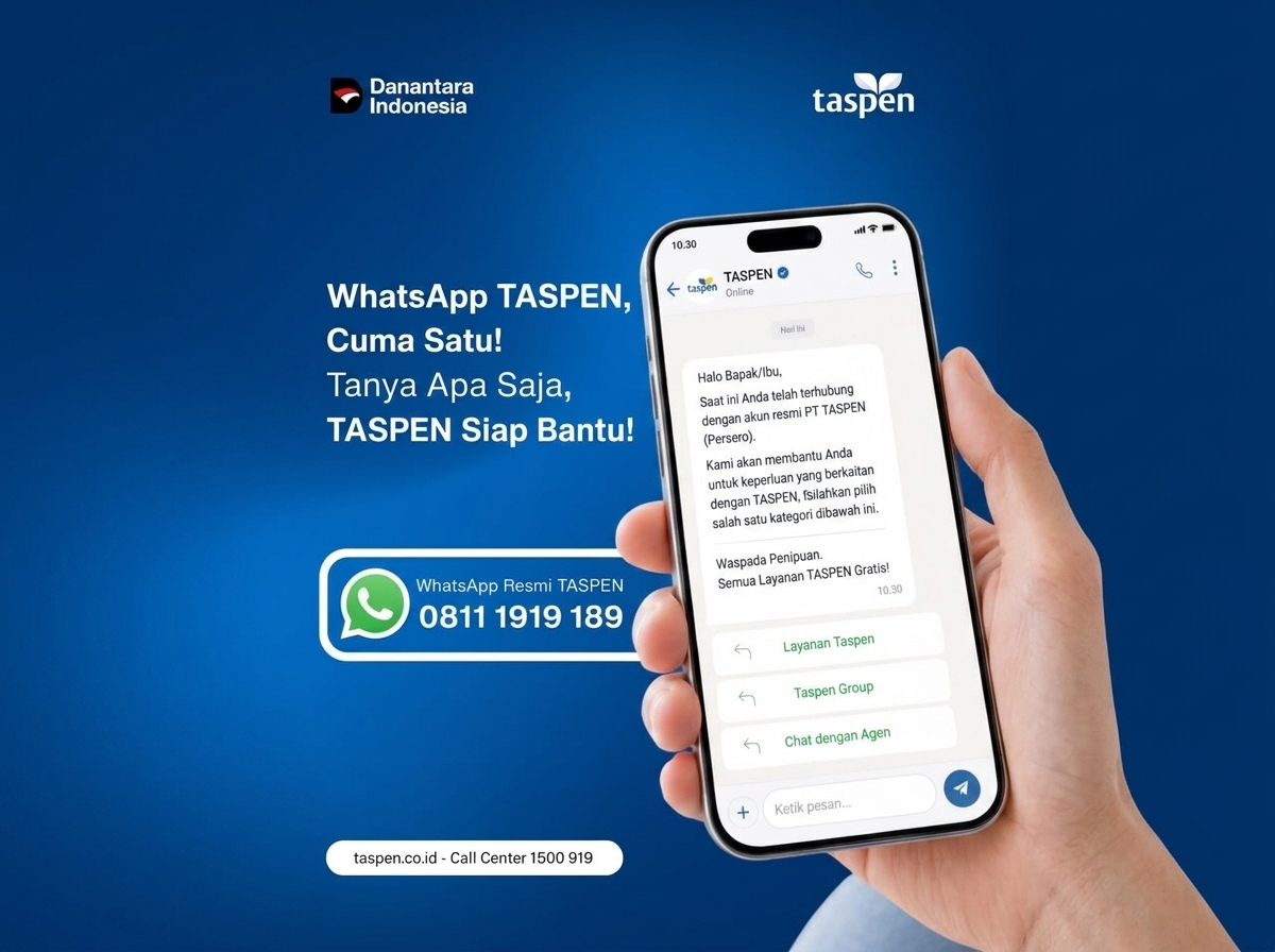 TASPEN Perluas Kanal Layanan, Kini Hadirkan WhatsApp Business untuk Peserta