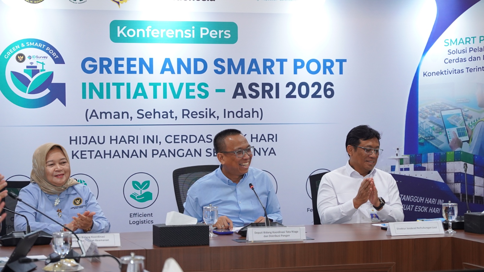Kemenko Pangan dan IDSurvey Percepat Transformasi Green and Smart Port untuk Perkuat Logistik Pangan Nasional