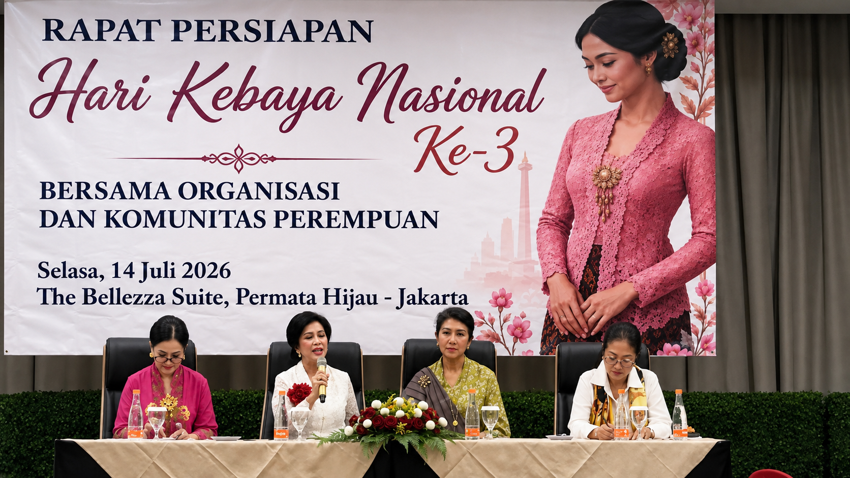 Persiapan Hari Kebaya Nasional Ke-3 Dimatangkan, Organisasi Perempuan Perkuat Pelestarian Budaya